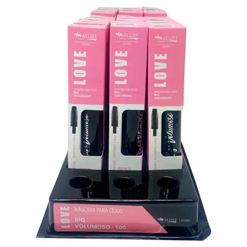 Box C/24 Máscara para Cílios Big Volumoso 100 - Max Love