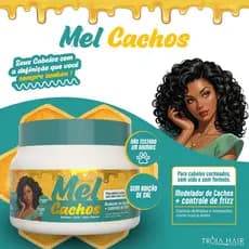 Modelador Mel Cachos Definição E Controle De Frizz 250g Tróia Hair