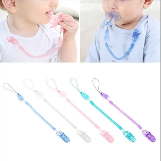 De Prendedor Chupeta Modelo Mola Bico Bebê compatível com Nuk Avent Lillo Mam Etc/rendedor de chupeta modelo mola