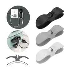 Suporte de Cabos Universal Enrolador de Cabos Clip Organizador de Cabos Para Eletrodomésticos Carregadores