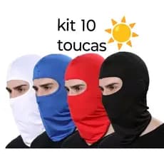 KIT com 10 balaclavas com proteção térmica