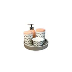 Kit Higiene de Porcelana | Conjunto para Banheiro e Lavabo – Elegante, Resistente e Decorativo