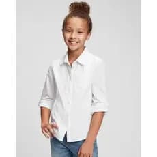 Blusa social menina 6 anos