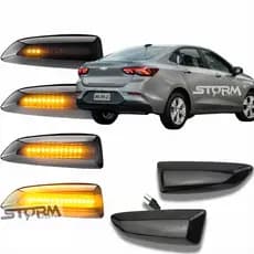 Par Seta Pisca Sequencial Chevrolet Onix e Onix Plus GM ano 2020 a 2025 sinal repetidor Dinâmico LT LTZ Premier Sedan