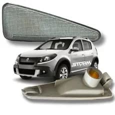 Seta Sandero Stepway 2008 a 2014 Lado esquerdo motorista Sinal Renault Repetidor Lateral lanterna