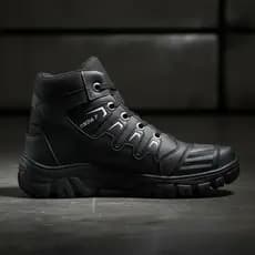 Bota Coturno Masculina Onda 7 com Conforto e Durabilidade Motoqueiro
