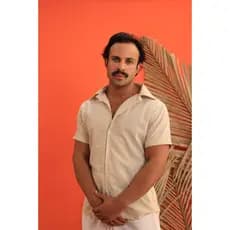 Camisa Texturizada Masculina Linho Algodao Gola Cubana Social Dia dos Pais
