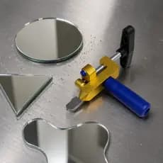 Cortador De Vidro 3-15 MM Telha Cerâmica Porcelanato 2 Em 1 Abridor Quebrador Preciso Rolo De Corte
