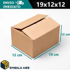 Kit 25 a 100 Unidades Caixas de Papelão Econômica Envios Sedex Correios 19x12x12 Maleta Fábrica