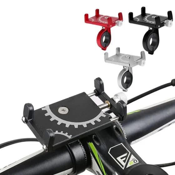 Suporte Celular para Motos  e Bicicleta em Liga Aluminio não Enferruja
