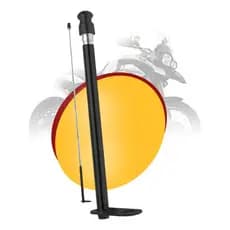 Antena Corta Pipa Inox  Cerol 7 Estagio Moto Retrovisor