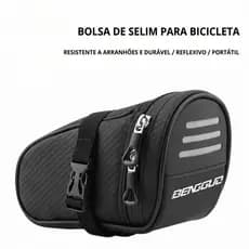 Bolsa De Selim Bike Impermeável Bag Porta Ferramentas Ciclismo MTB Speed