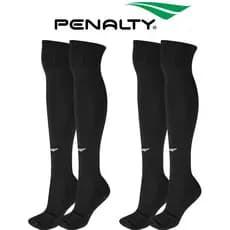 2 Meião Futebol Futsal Vôlei Penalty Original Matis Preto Kit Pack