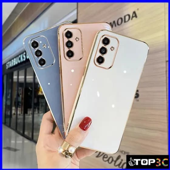 Capinha Samsung A15 5G/A25/A35/A55/A14 A54 A05S Estojo Telefônico Simples E Elegante De Cor Sólida ZB