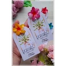 Lembrancinha Dia da Mulher com Flor Decorativa – Brinde Artesanal Feminino | Mensagem Especial