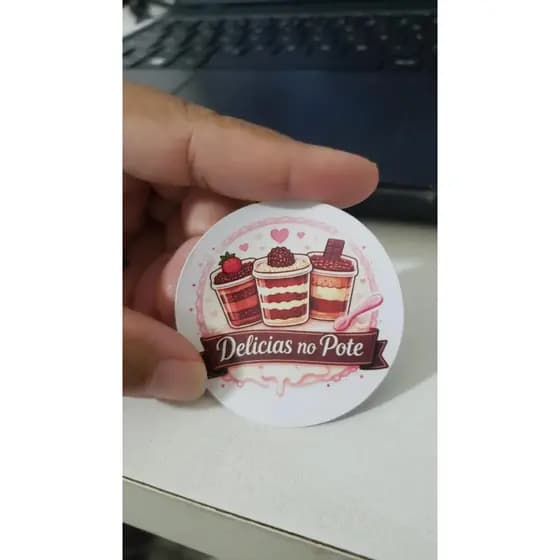 30 Adesivos para Embalagens de Doces, Confeitaria e Personalizados
