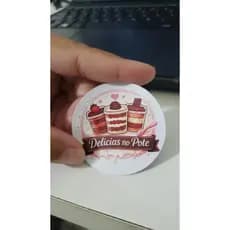 30 Adesivos para Embalagens de Doces, Confeitaria e Personalizados