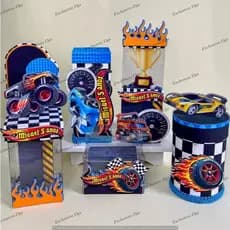 🎁 Kit Luxo Hot Wheels – Lembrancinha Especial 🏁