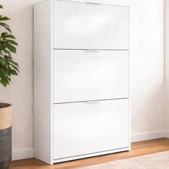 Sapateira Aconchego Vertical com Portas Organizadoras Armário Multiuso Decorativo Sala Quarto e Hall Entrada em Oferta
