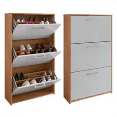 Sapateira Aconchego Vertical com Portas Organizadoras Armário Multiuso Tenis Decorativo Sala Quarto e Hall Entrada