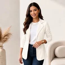 Blazer Feminino Neopreme Casual Casaquinho Social Feminino Terno feminino