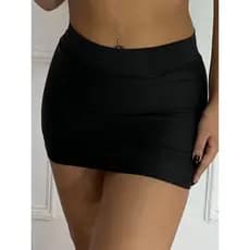Saia short saia com short por baixo feminino  shorts saia academia