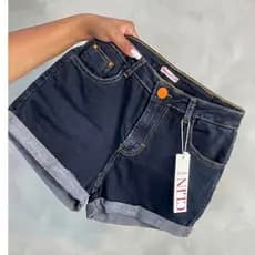Shorts Curto e Saia Jeans  Coleção Jeans