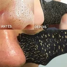 Kit 10 Máscara Adesivo Removedor de Cravos a Base de Carvão de Bambu Limpeza Profunda dos Poros Nose Pore ORIGINAL
