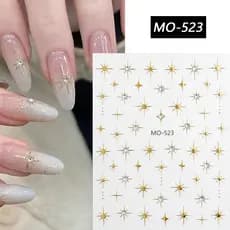 3D Gradiente Linha Francesa Adesivos De Unhas Design Romance Francês Moda Acessórios Para Decalque