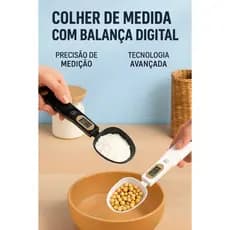 Colher de Medida Portatil LCD C/ Balança Digital -  Medidor De Alta Precisão Até 0.1g-500g - Sortido