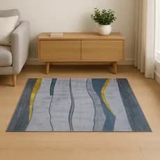 Tapete Grande Veludo Premium Retangular Antiderrapante Decorativo Sala Quarto Escritorio 140x100cm