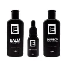 KIT EVOLUTION COM 1 UNID BALM E SHAMPOO E OLEO PARA BARBA