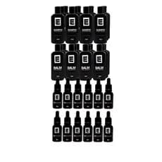 kit evolution12 de cada shampoo e balm para barba e oleo para barba evolution30 ml