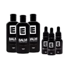 kit Evolution 3 Uni de Balm para Barba e Uni de Óleo para Barba