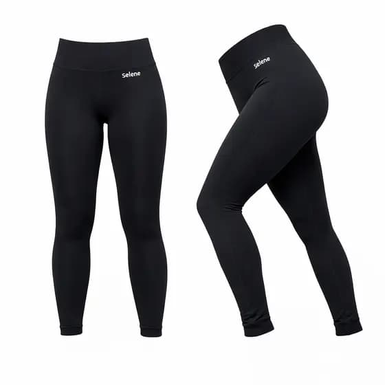 Kit 2 Calças Legging Selene Original Feminina Academia Leguin Legues Fitness Levanta Empina Bumbum
