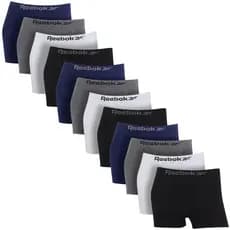Kit 12 Cuecas Masculinas Box Microfibra Reebok Original Confortável