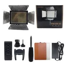 Iluminador De Led Yongnuo Yn300 Iii 300 Leds Bicolor+fonte T