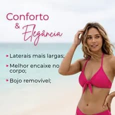 Conjunto Biquini Top Laço Nó e Calcinha Asa Delta Fio DuploPremium