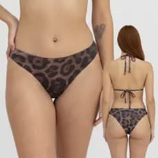 Calcinha de Biquini Avulsa Tradicional Classica Tanga Biquini Lateral Média