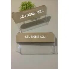 ✨Necessaire Trapézio✨Kit com 4 necessaire. Personalizado com nome ou iniciais.