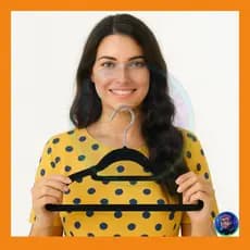 Cabide Infantil Veludo Antiderrapante Veludo Organizador Roupa Bebê Menino Menina