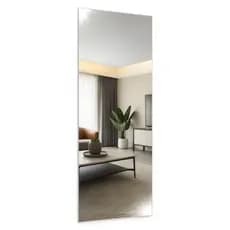 Espelho Grande 70cm x 30cm Decoração Sala Loja Provador Closet Casa Banheiro Lavabo Corpo Inteiro
