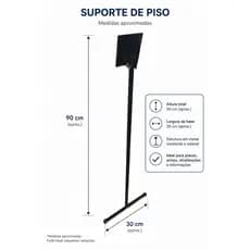 Suporte Para Espelhos de Chão - Decoração Sala Artigo de Casa Utilidade Banheiro Lavabo Closet Hall