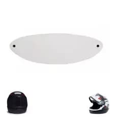 Viseira Plana Cristal Para Capacete Taurus San Marino Tam 62