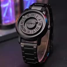 LIGE Relogio De Moda masculino Personalidade Criativa Contas Magnéticas Rolantes Relógios De Quartzo Unisexo De