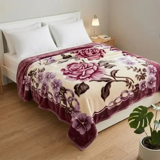 Cobertor Casal 1,80m x 2,00m Tecido Plush Aveludado Antialérgico - Estampas Sortidas e Cores Lisas