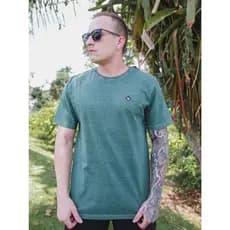 Camiseta Masculina Estonada Básica Gola Redonda 100% Algodão Promoção Margus