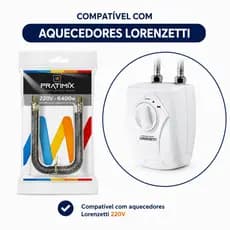 Resistência Aquecedor Lorenzetti  Versátil 220v 6400w Pratimix LA0264