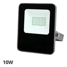 Refletor LED Lorenzetti 10W Bivolt Luz Branca Fria 6500k IP65 Preto – Iluminação Externa e Interna