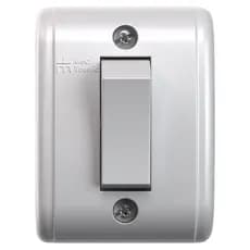 Interruptor Paralelo Externo 10A 250V Mec-Tronic Sobrepor